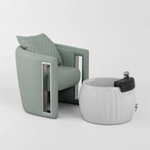 Oslo Series Green Pedicure Chair OS1002