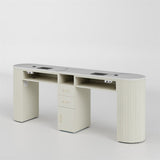 Juego de mesa de manicura azul AG1850