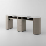 Juego de mesa de manicura azul AG1850