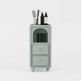 Estación de carritos para salón de belleza Cream AG2062