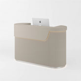 Oslo Series Grey Reception Desk OS6926
