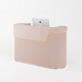 Oslo Series Pink Reception Desk OS6926