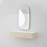 Station de miroir en acrylique crème AG7077