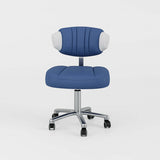 Taburete de belleza azul AG3049