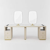 Station de miroir crème (pour 4 personnes) AG7079