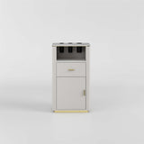 Estación de carros para salón blanco AG2062