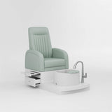 Sillón de pedicura verde AG1087
