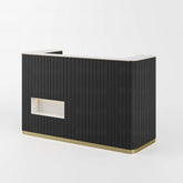 Black Reception Desk AG6925