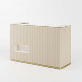 Cream Reception Desk AG6925