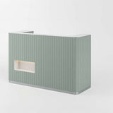 Mostrador de recepción verde AG6925