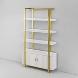 Estantería de productos para salón de belleza negra AG1823