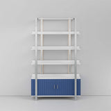 Estantería de productos para salón azul AG1823
