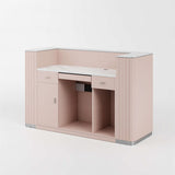 Mostrador de recepción rosa AG6925