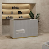 White Reception Desk AG6925