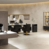 Estación de carros de salón negra AG2062