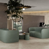 Sofá de recepción verde AG3113