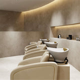 Silla de lavado en crema AG8249