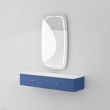 Blue Acrylic Mirror Station AG7077
