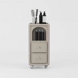 Estación de carritos para salón de belleza Cream AG2062