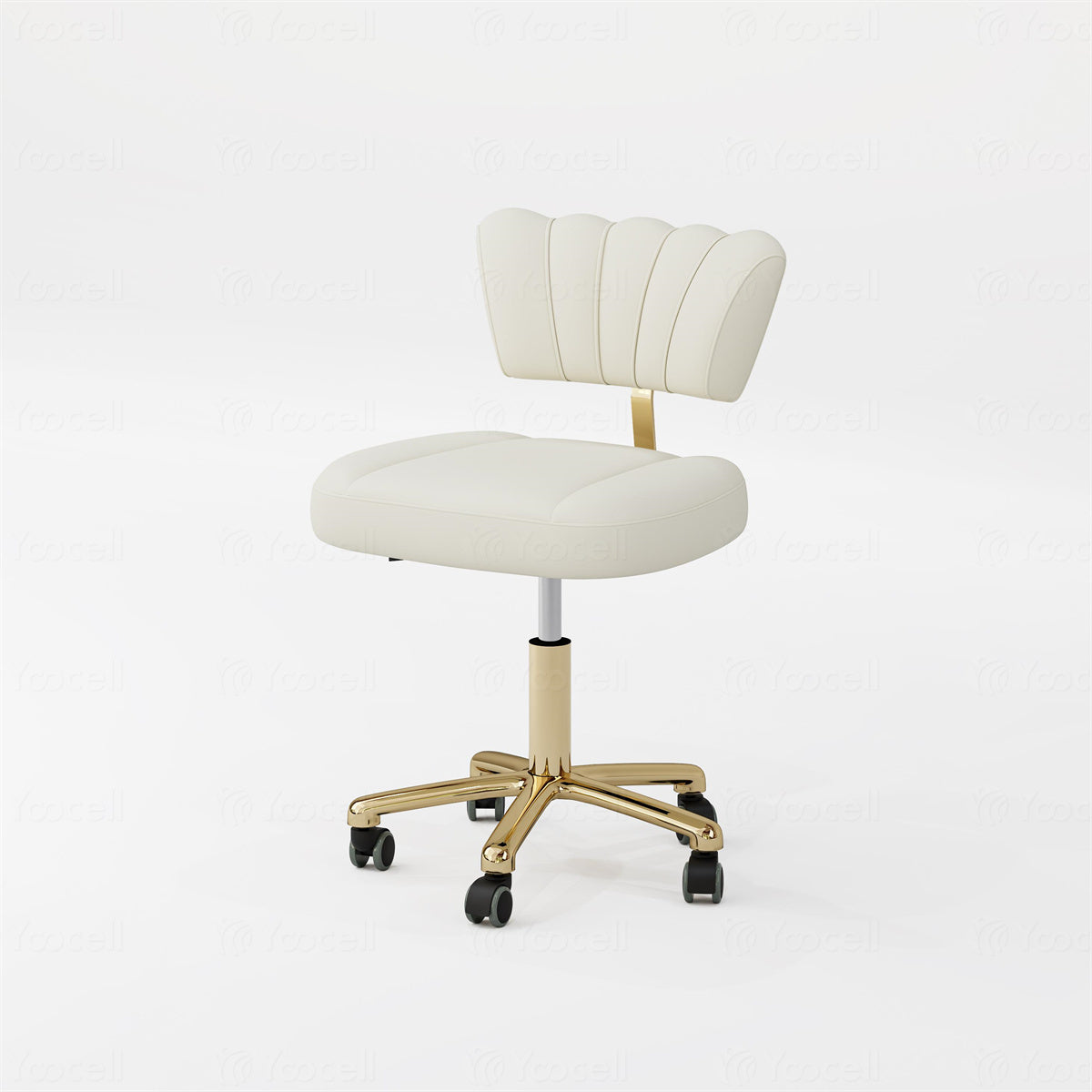Taburete de belleza azul AG3049