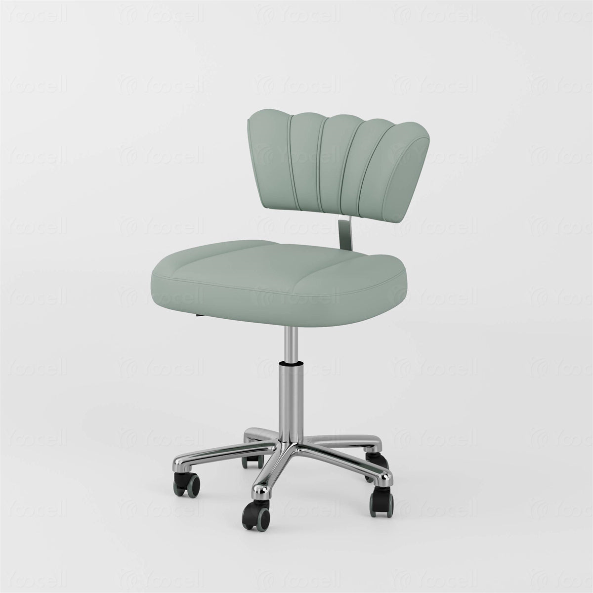 Taburete de belleza azul AG3049