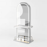 Oslo Series Silver Mirror Station Double Side OS7014