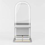 Oslo Series Silver Mirror Station Double Side OS7014