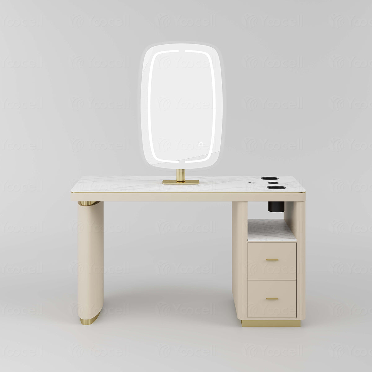 Station de miroirs crème AG7078
