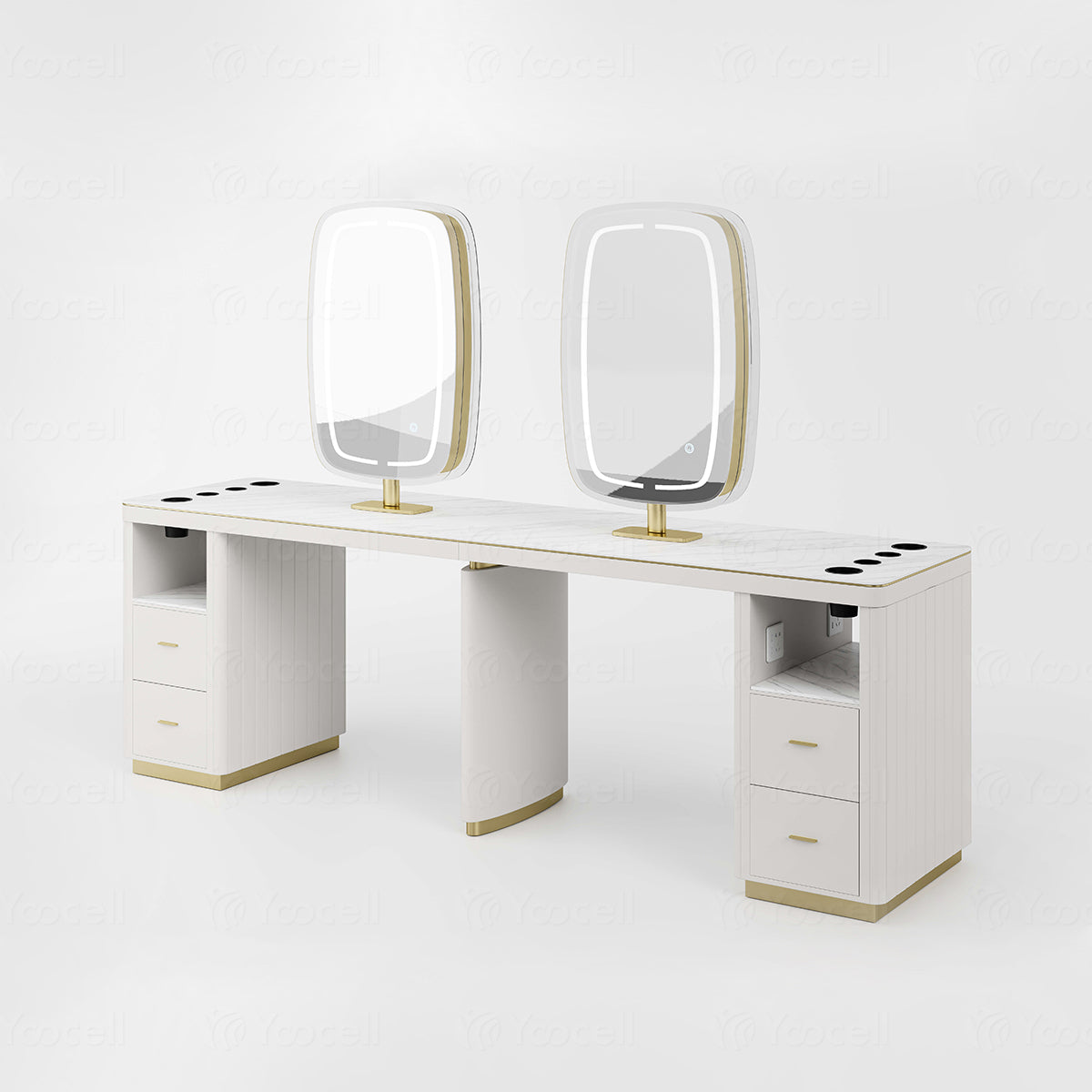 White Mirror Station( For 4 People) AG7079