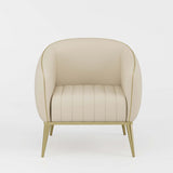 Silla para uñas color crema AG1911
