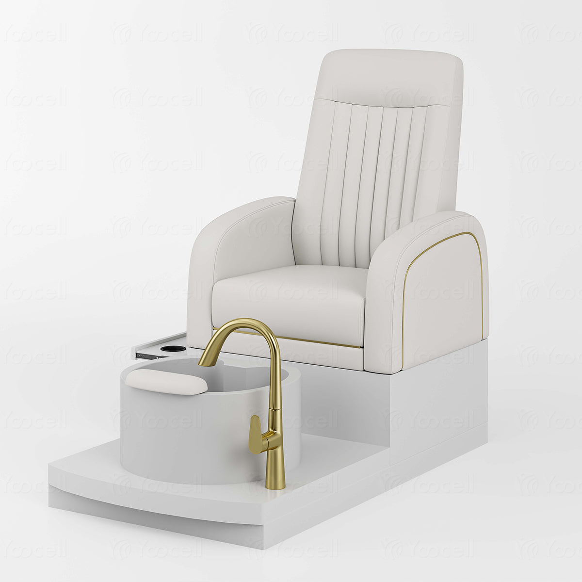 Chaise de pédicure blanche AG1087