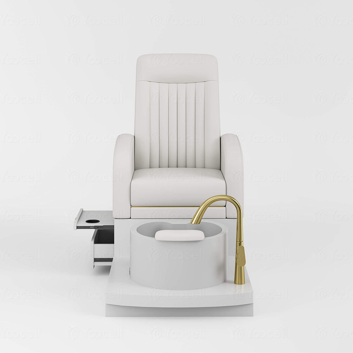 Chaise de pédicure blanche AG1087