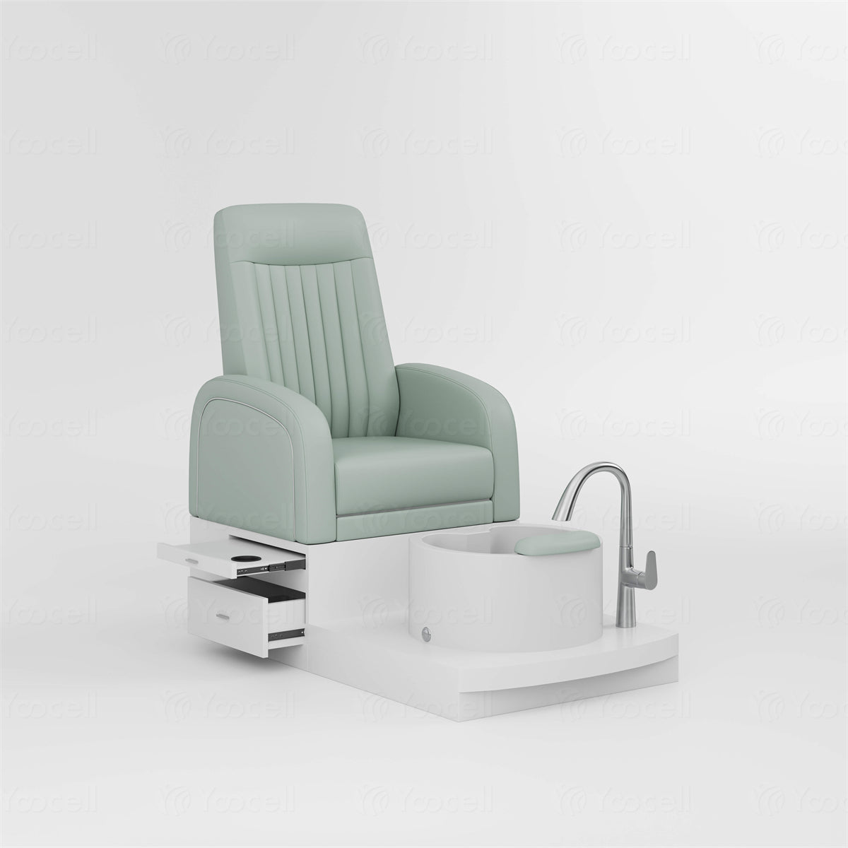 Chaise de pédicure verte AG1087