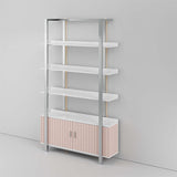 Étagère de produits de salon rose AG1823