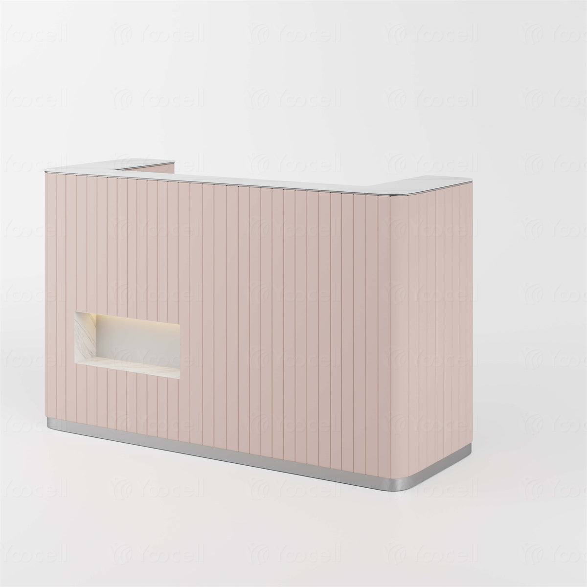 Comptoir de réception rose AG6925