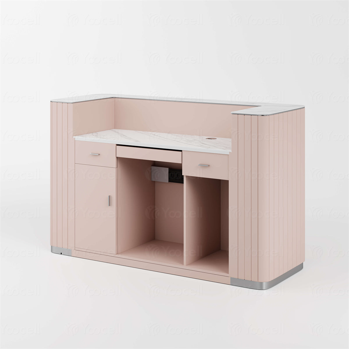 Comptoir de réception rose AG6925