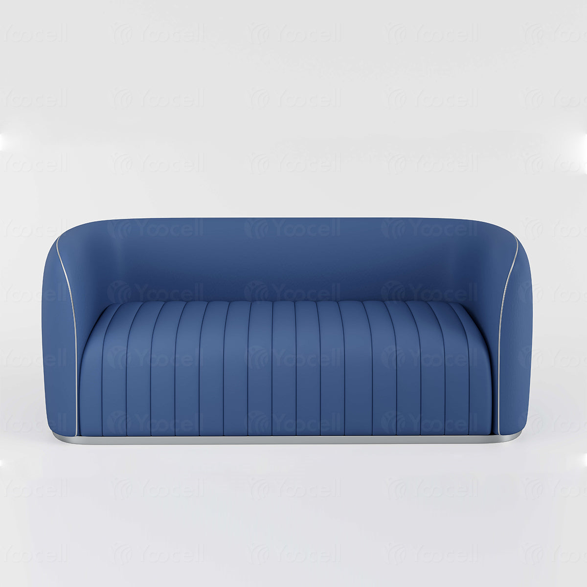 Sofá de recepción azul AG3113