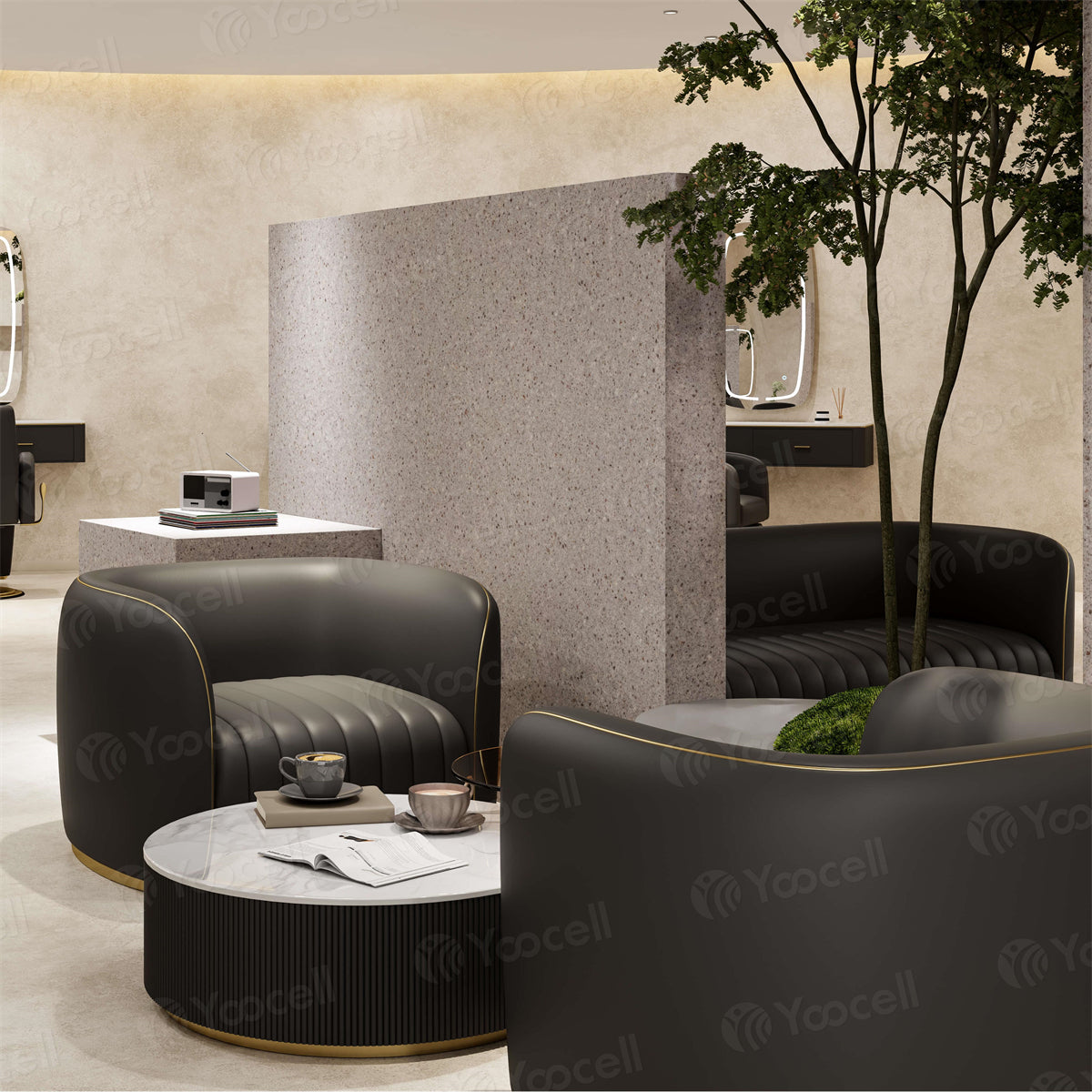 Black Waiting Lounge AG3112